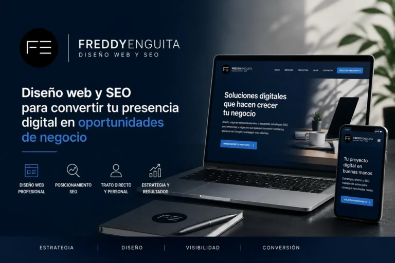 Diseño web y SEO para convertir tu presencia digital en oportunidades de negocio - Freddy Enguita