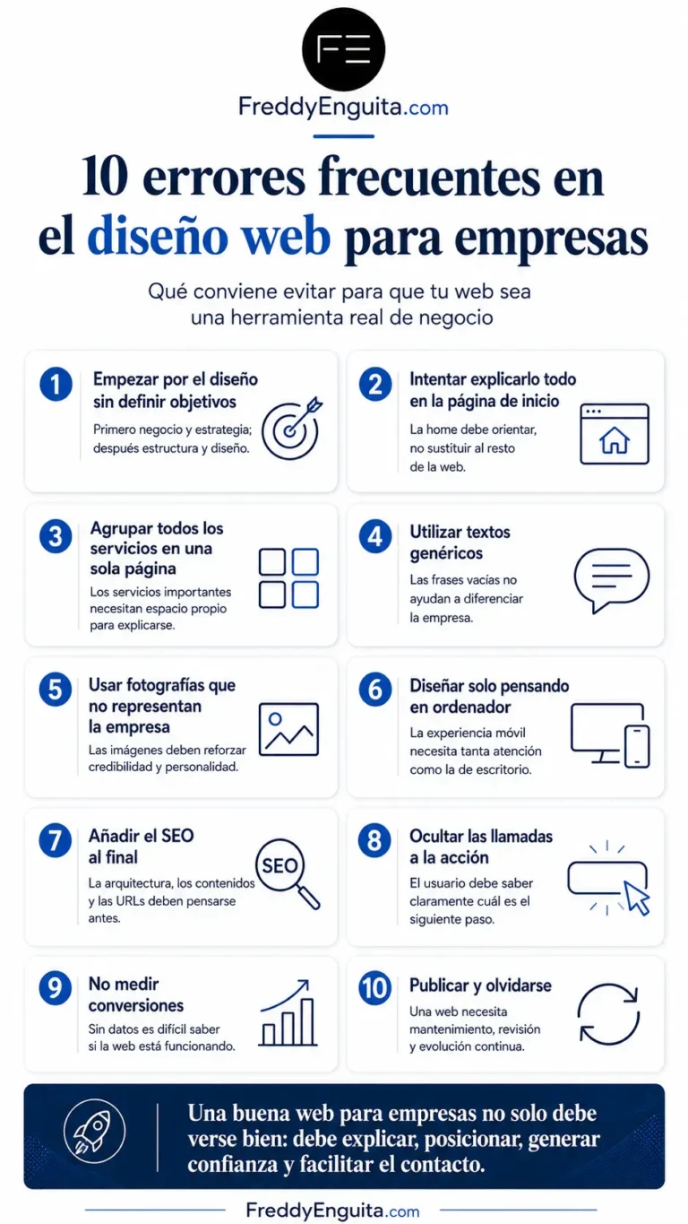 10 errores frecuentes en el diseno web para empresas