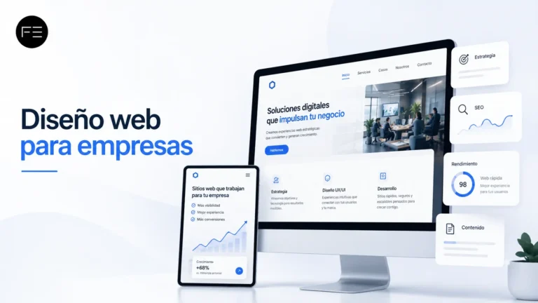 Diseño web para empresas con estrategia, SEO, rendimiento y experiencia de usuario orientados a generar más visibilidad y conversiones.